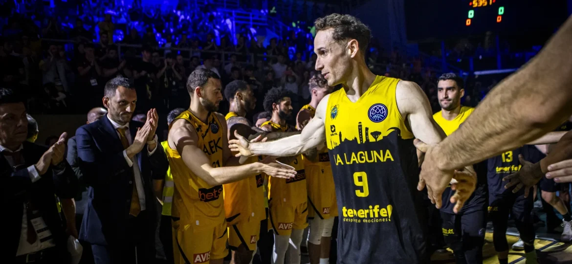 Marcelinho Huertas en la Final Four 24-25 (BCL)|Equipos clasificados a la BCL 25-26 (CB Canarias)