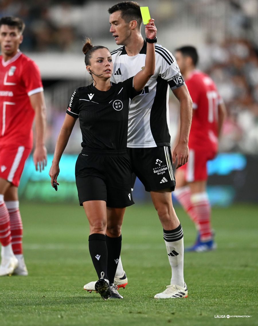 Marta Huerta de Aza, en su debut en Segunda (LALIGA).