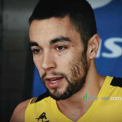 Álex López en su anterior etapa en el equipo aurinegro (DEPORPRESS).