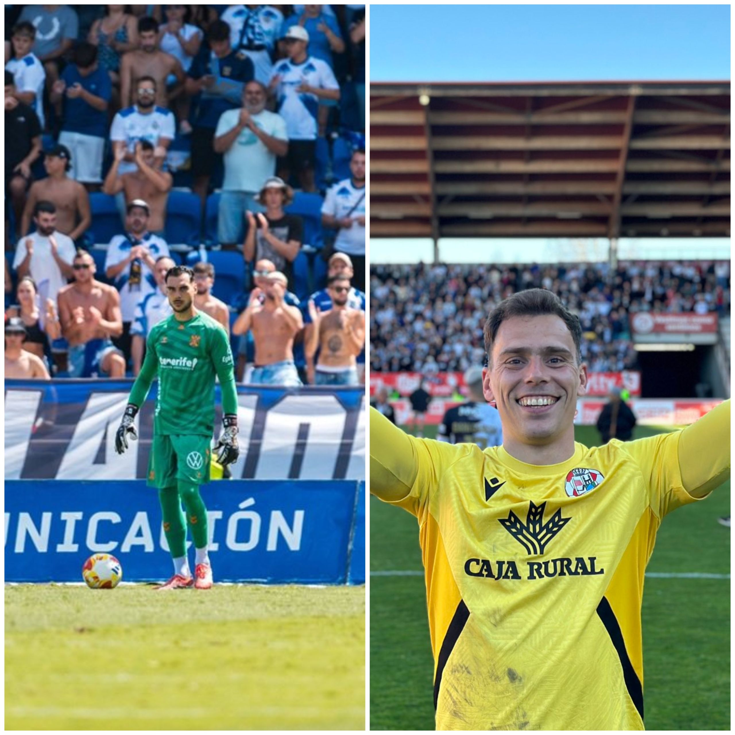 Dani Martín y Fermín Sobrón, porteros de Tenerife y Zamora (CEDIDAS)