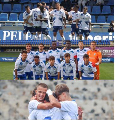 Los tres primeros equipos del Tenerife (CEDIDAS)