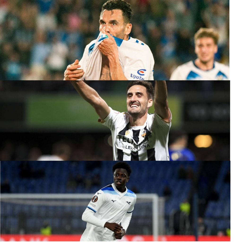 Los tres delanteros que tiene el Tenerife (CEDIDA)