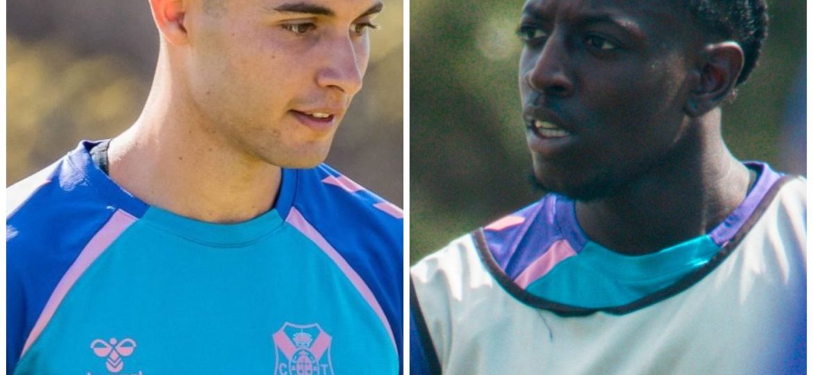 Sabina y Balde en entrenamientos (CD Tenerife)