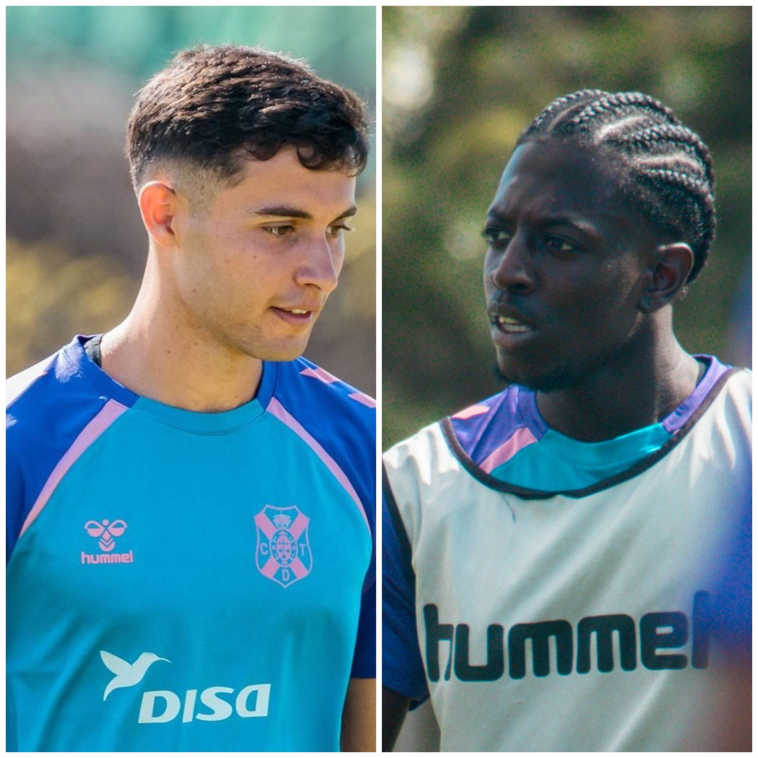 Sabina y Balde en entrenamientos (CD Tenerife)