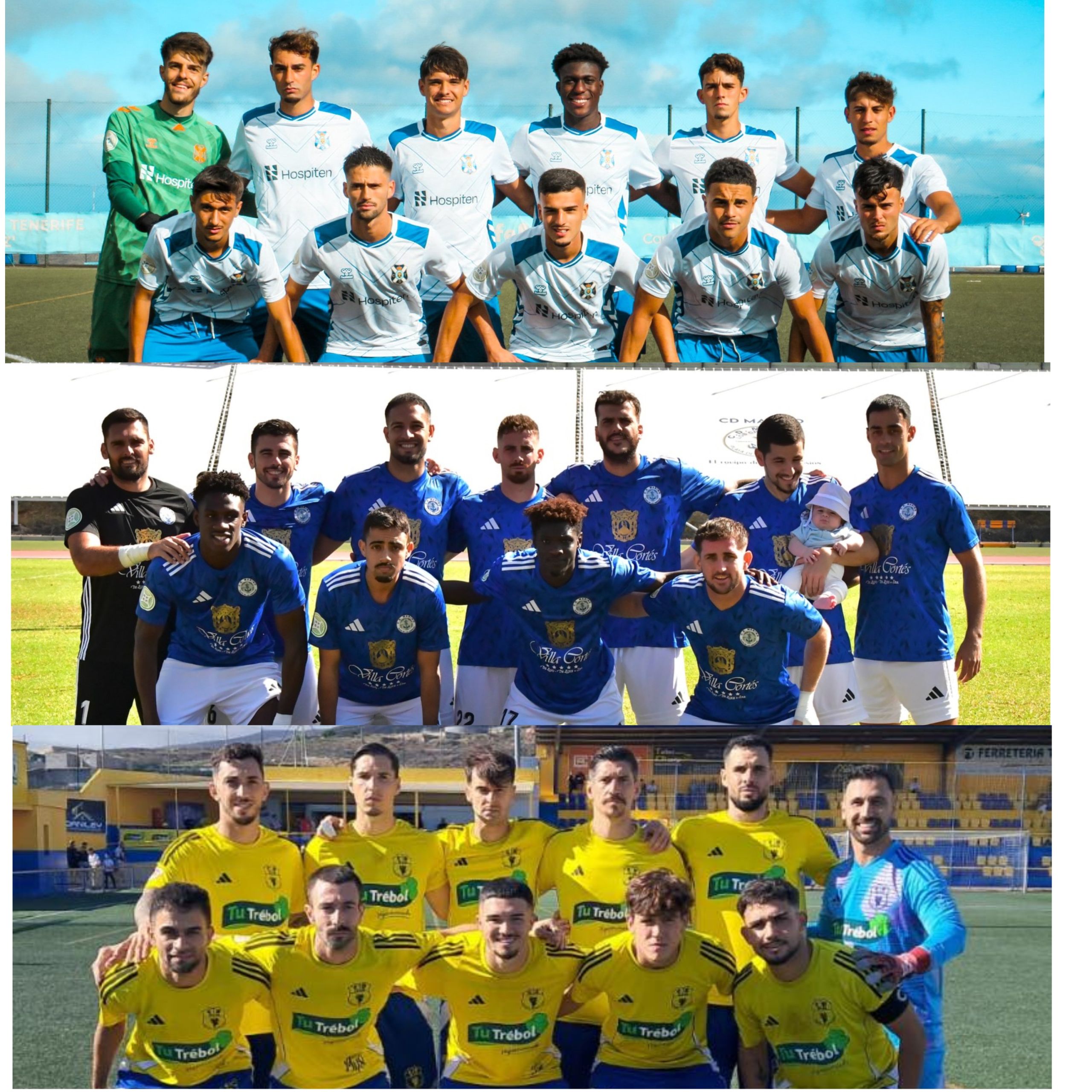 Alineaciones de Tenerife C, Marino y San Miguel (CEDIDAS)
