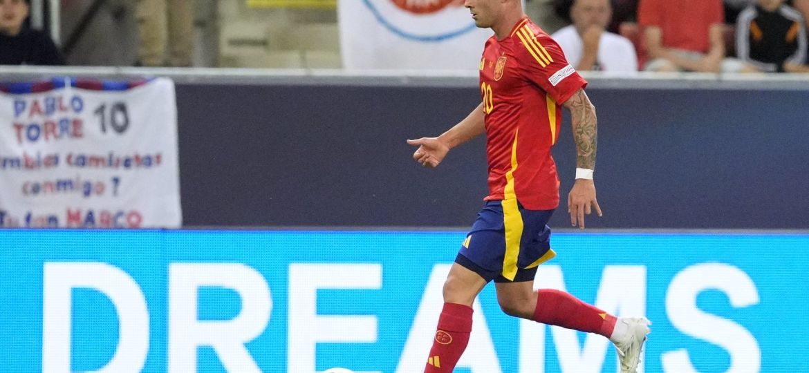 Moleiro con la Sub 21 en el Europeo (@SEFutbol)