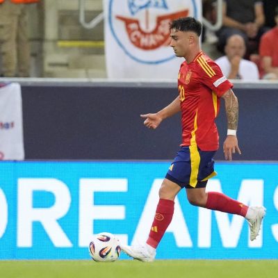 Moleiro con la Sub 21 en el Europeo (@SEFutbol)