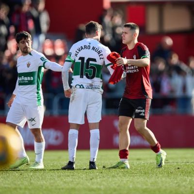 Momento del Mirandés - Elche (La Liga)