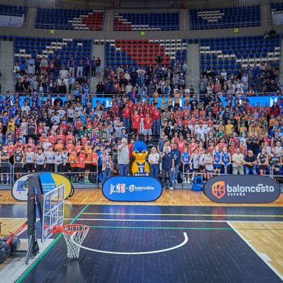 Participantes de la Junior NBA League 3x3 (CEDIDA)