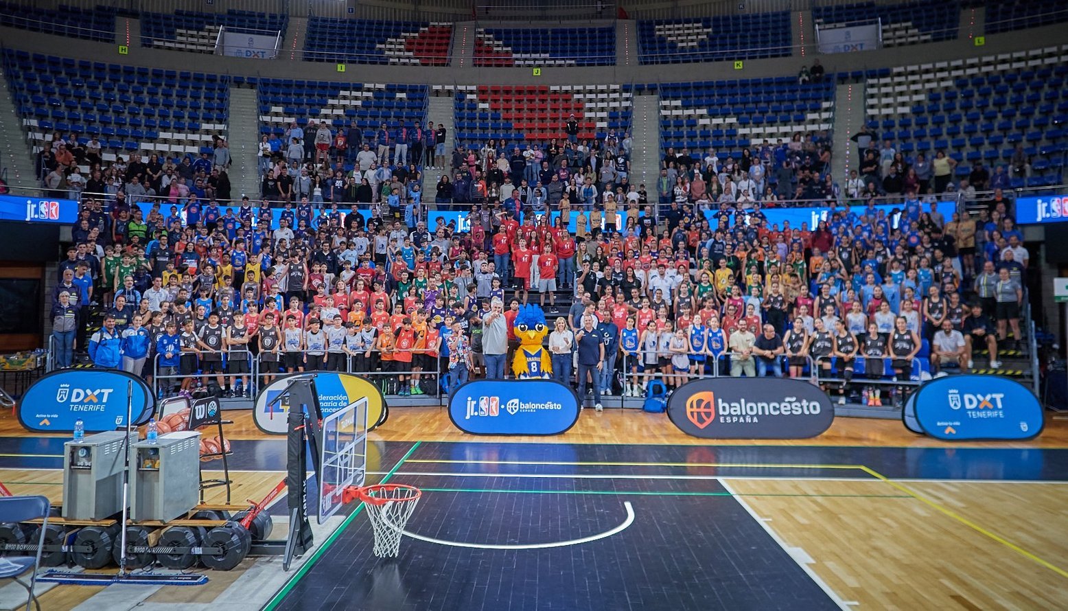 Participantes de la Junior NBA League 3x3 (CEDIDA)