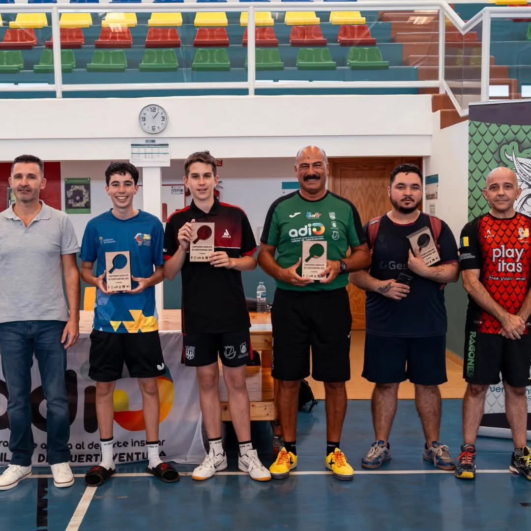 Podio masculino en Fuerteventura (CEDIDA)
