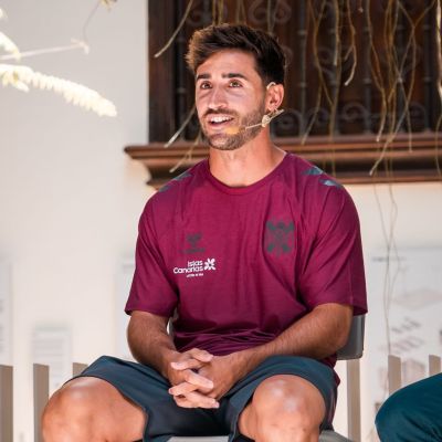 Nacho Gil en su presentación (CD Tenerife)