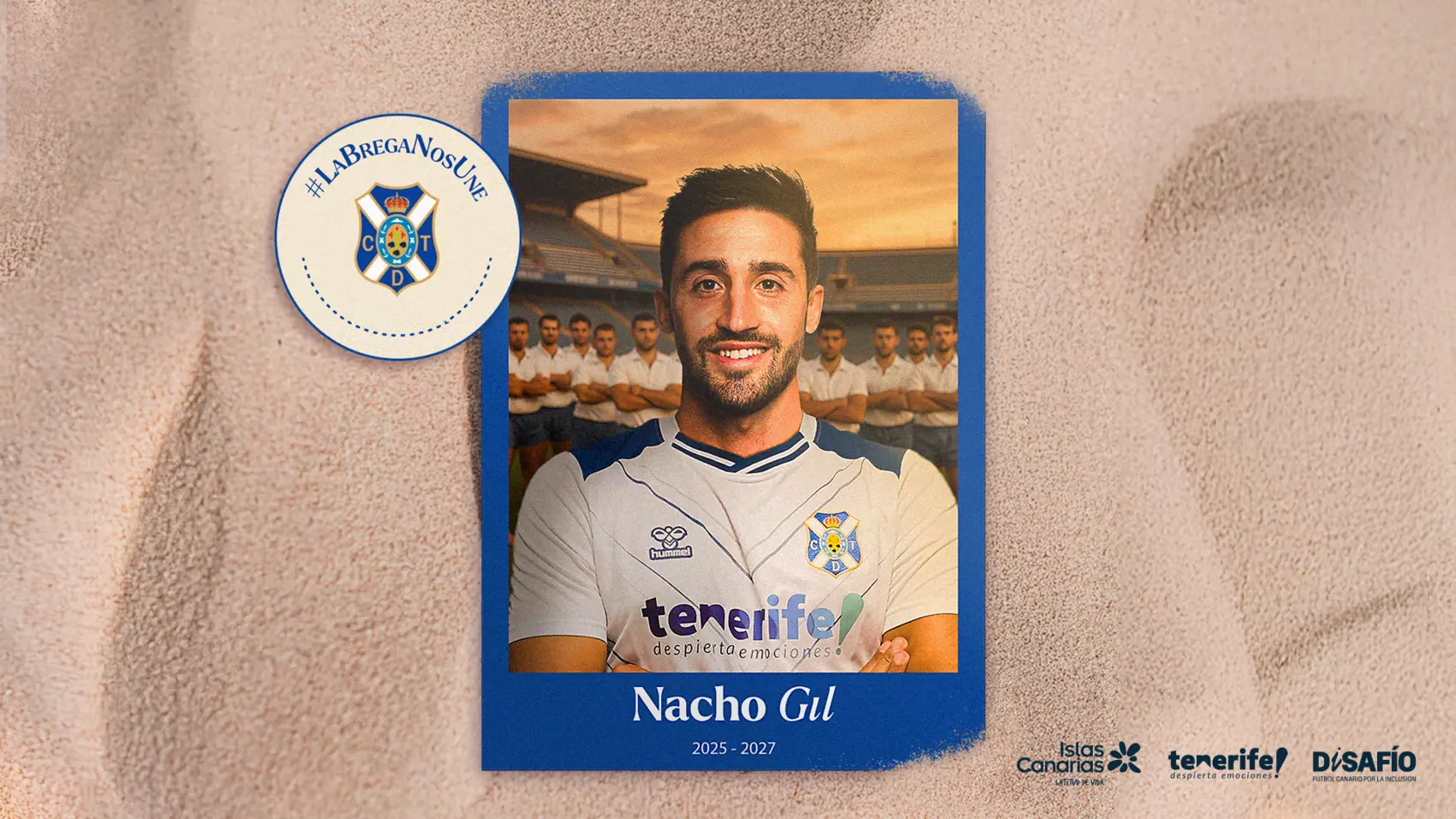 Nacho Gil, fichaje blanquiazul (CD Tenerife)
