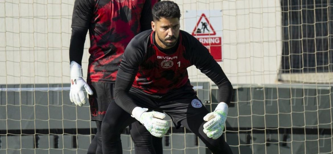 Nauzet García durante un entrenamiento (@LincolnRedImps)