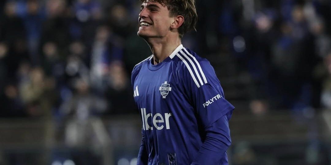 Nico Paz tras la victoria contra la Roma (@nicopaz1o_)