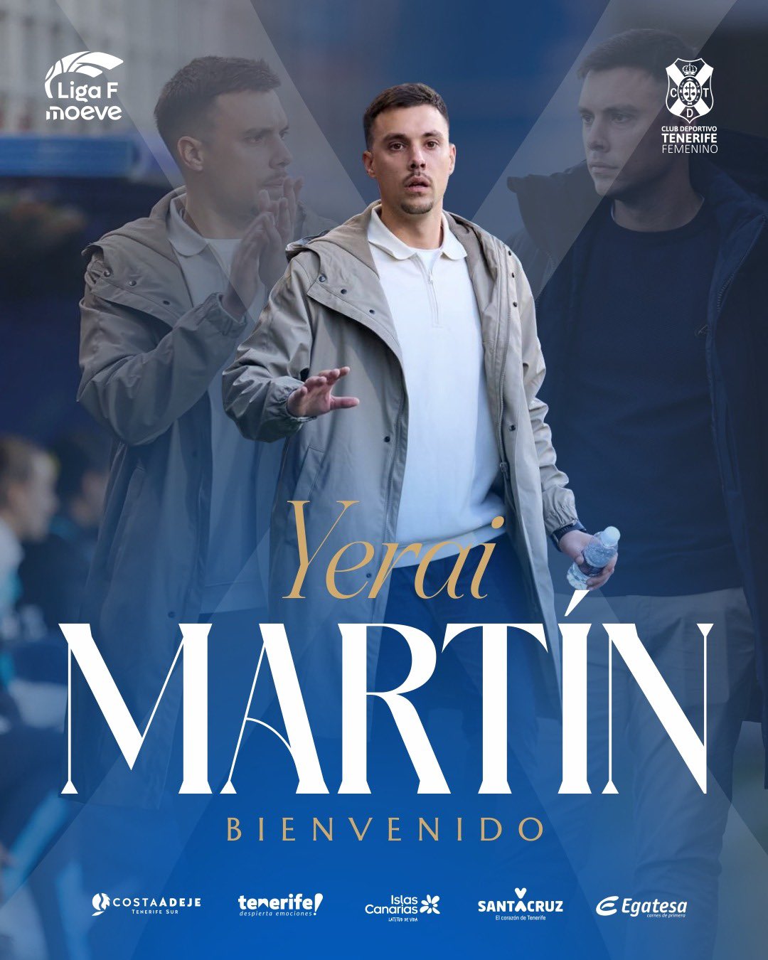 Yerai Martín, nuevo técnico blanquiazul (CD Tenerife Femenino)