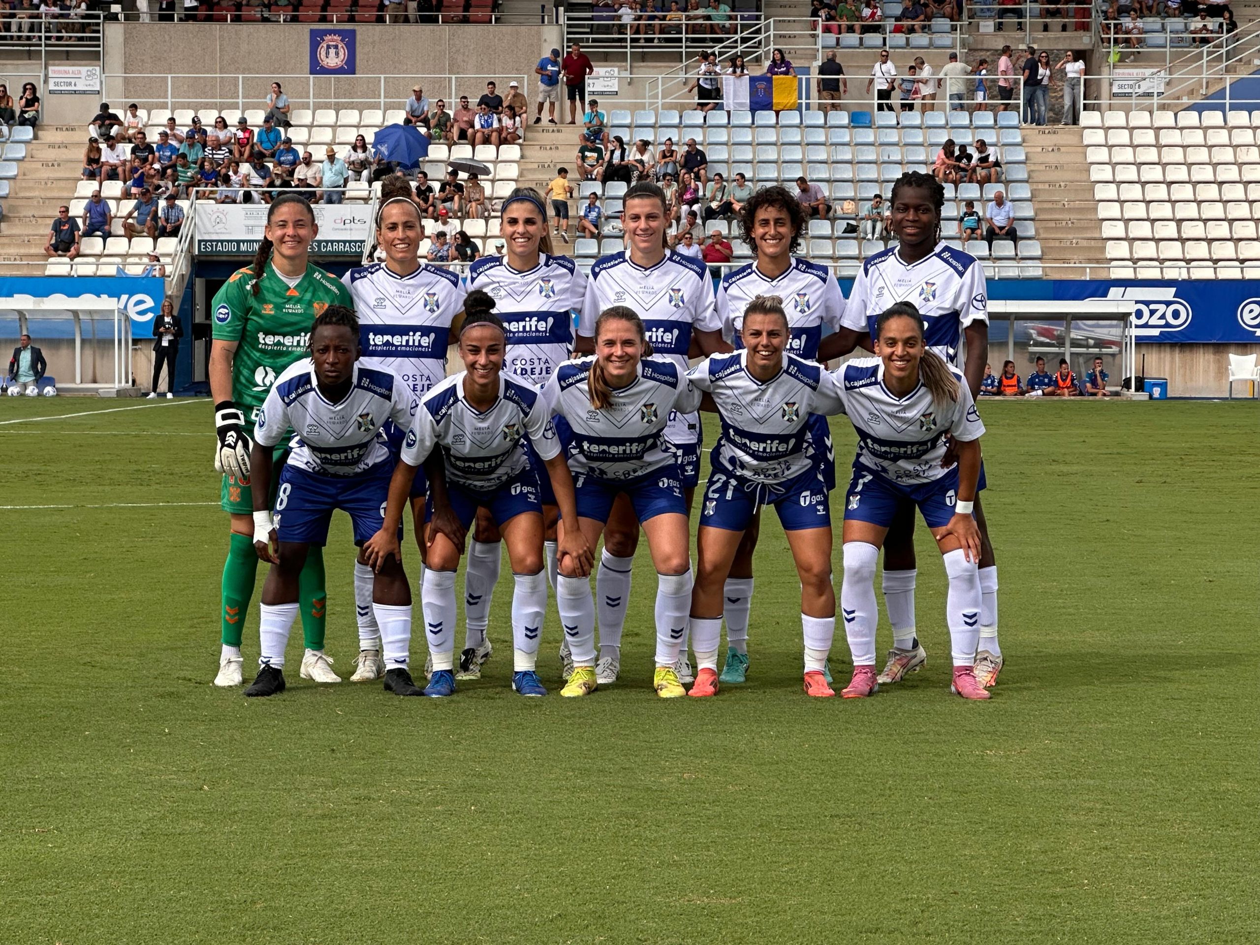 Alineación del Tenerife contra Alhama. (CD TENERIFE)