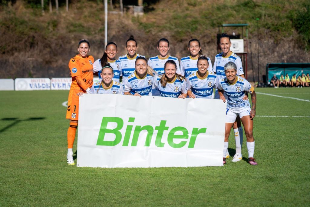 Alineación inicial del Tenerife femenino contra DUX Logroño. (CD TENERIFE FEMENINO)