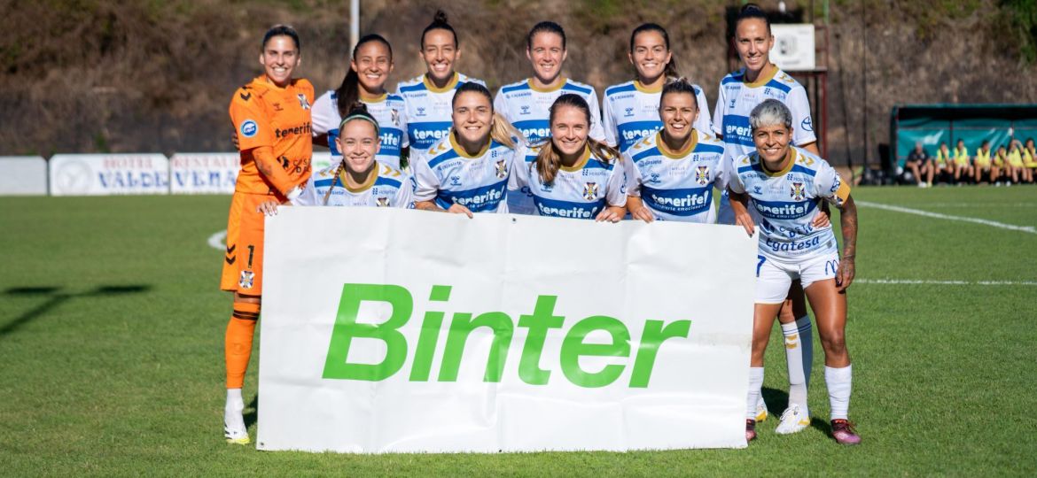 Alineación inicial del Tenerife femenino contra DUX Logroño. (CD TENERIFE FEMENINO)