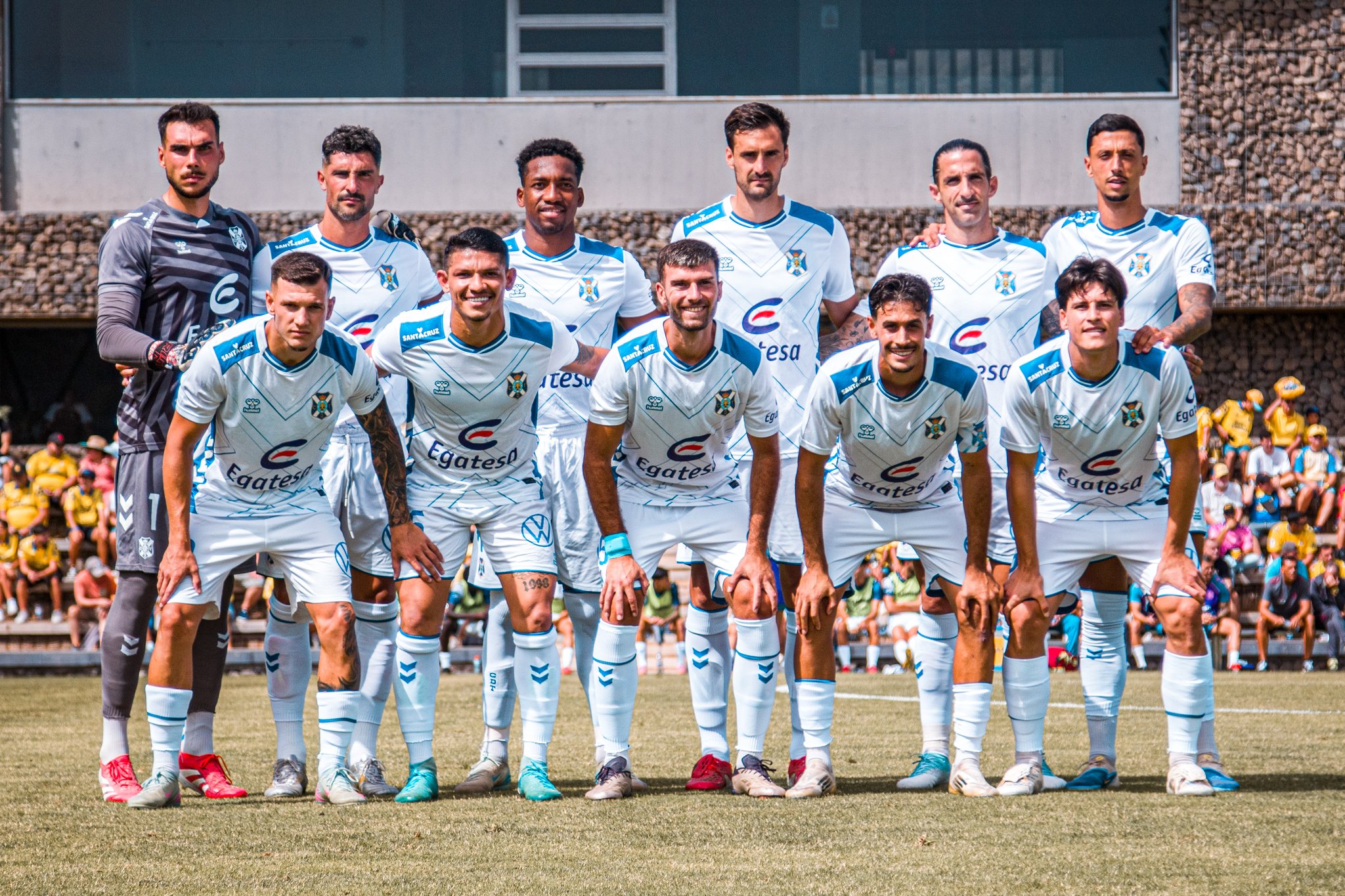 Once blanquiazul contra Las Palmas (CD Tenerife)