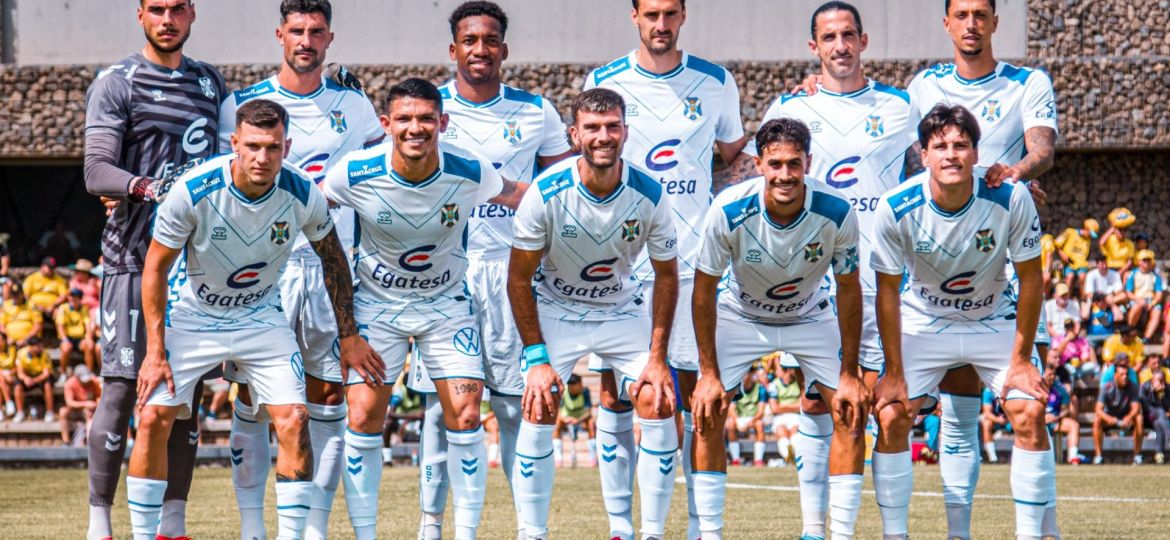 Once blanquiazul contra Las Palmas (CD Tenerife)