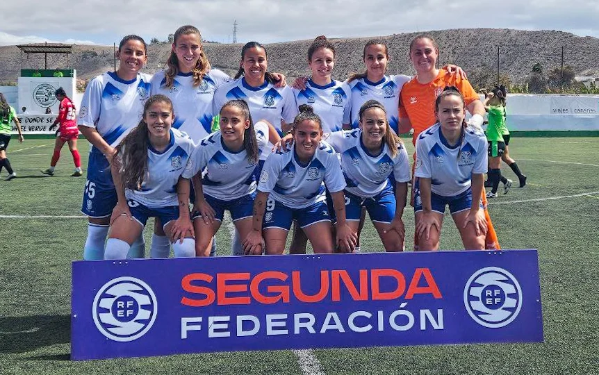 Once blanquiazul en Arguineguín (CD Tenerife)