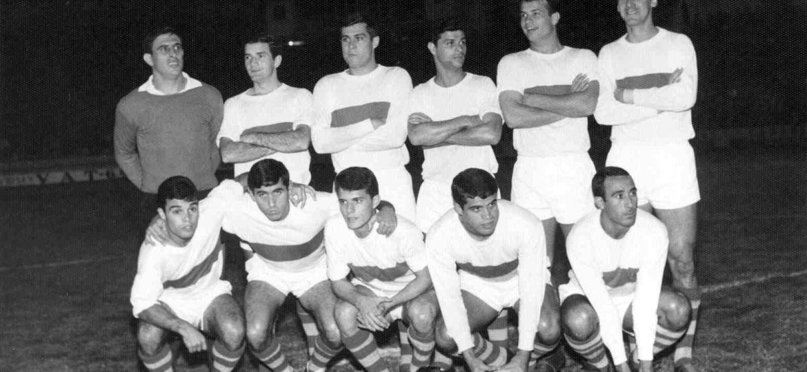 Once blanquiazul en la temporada 66-67 (CD Tenerife)