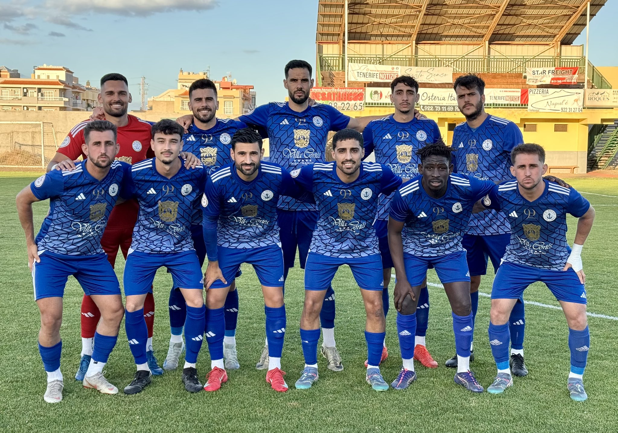 Once del CD Marino ante la UD Ibarra en las semifinales de la Copa Heliodoro (CDMarinoOficial)