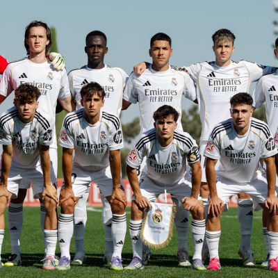 Once del Real Madrid Castilla contra el Racing de Ferrol (@lafabricacrm)