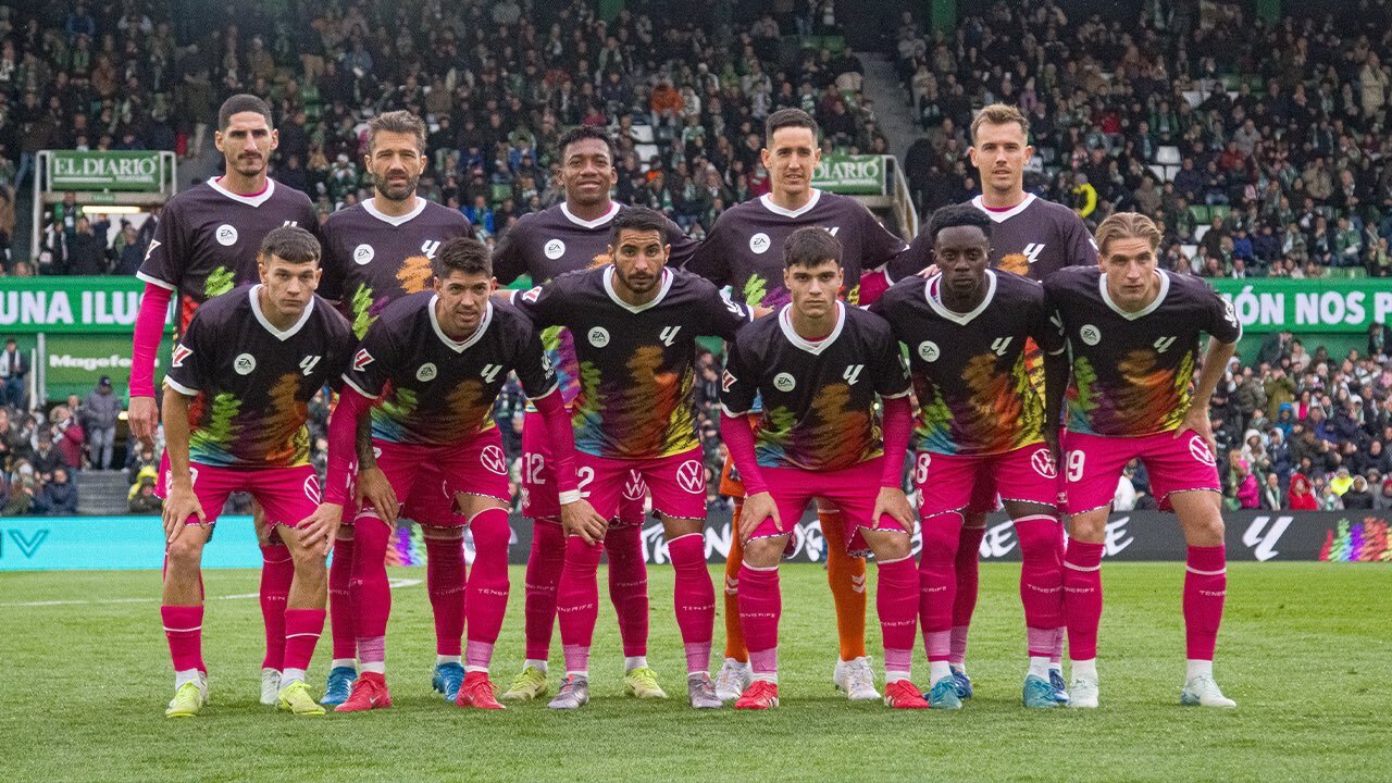 Once del Tenerife contra el Racing de Santander (LA LIGA)