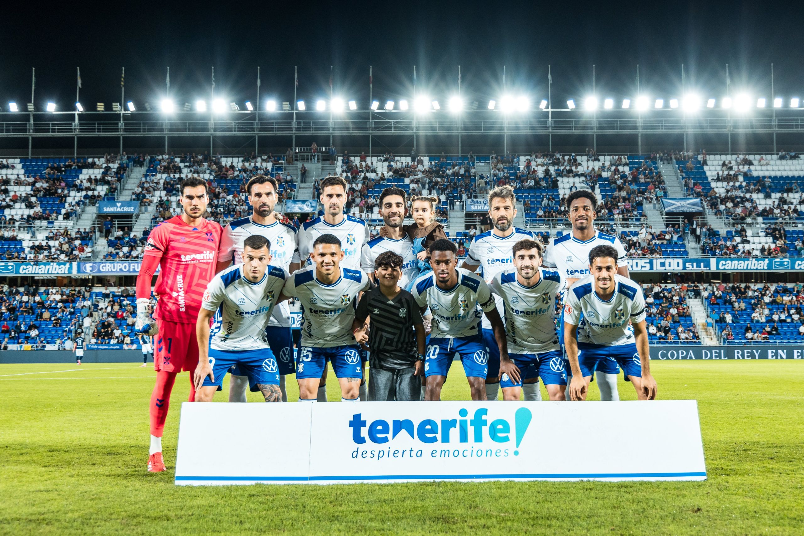 Once inicial del Tenerife contra el Celta Fortuna (CD Tenerife)