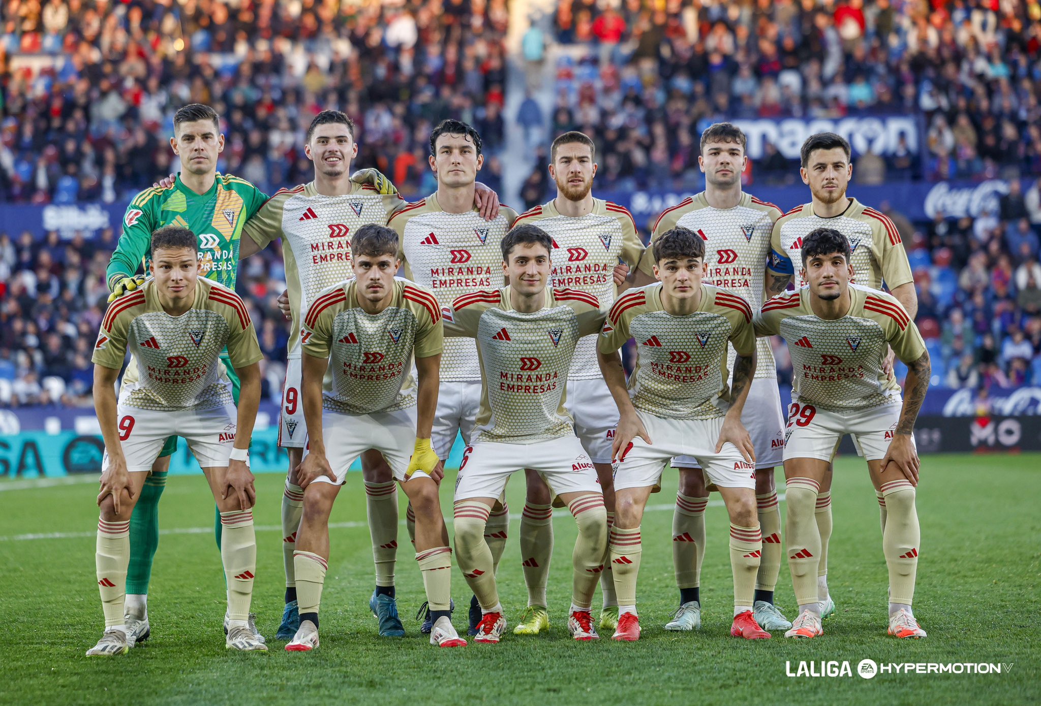 Once jabato en su último partido (CDMirandes)