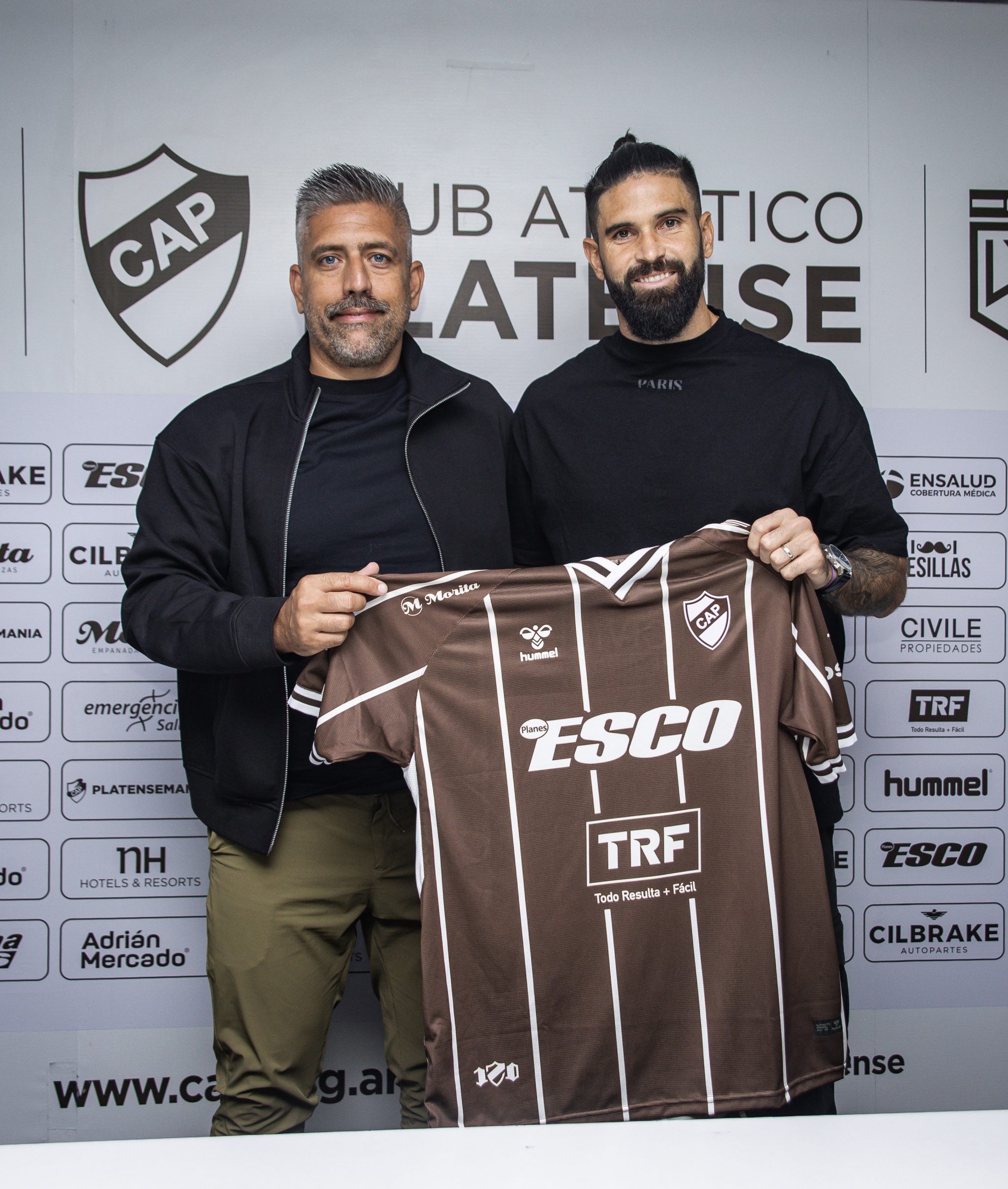 Orsini con sus nuevos colores (Club Atlético Platense)