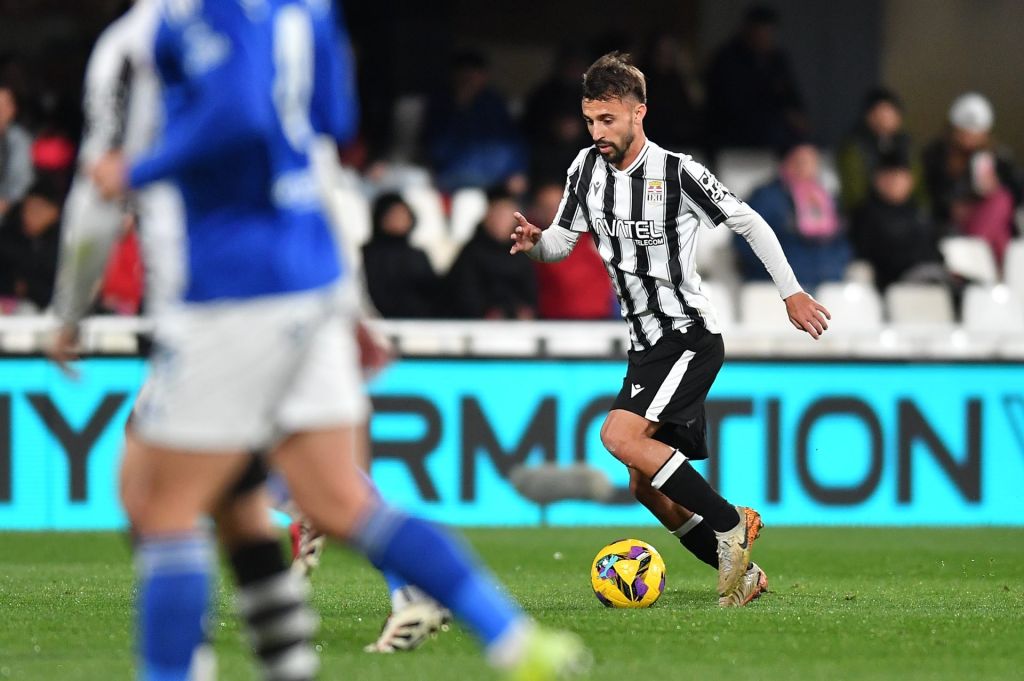 Óscar Clemente con el Cartagena (@FCCartagena_efs
