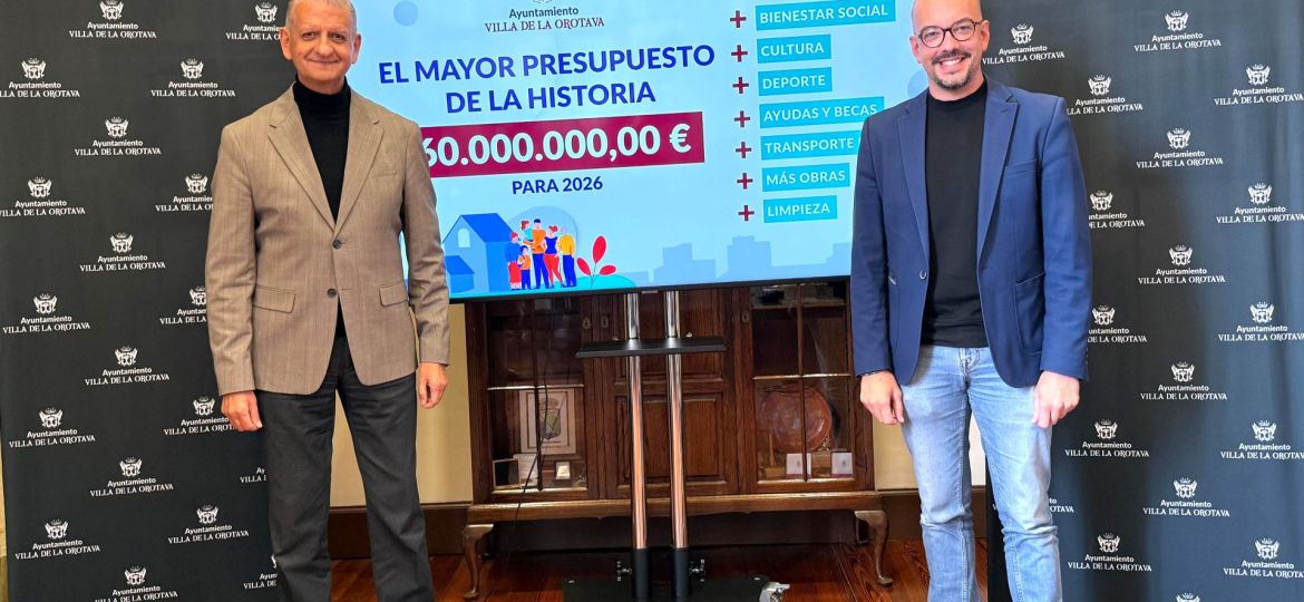 Presentación de los presupuestos. (LA OROTAVA)