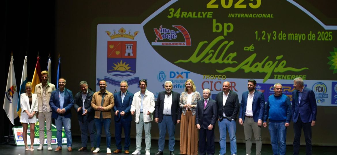 Presentación del rally Villa de Adeje (CEDIDA)