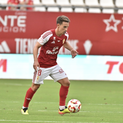 Pablo Larrea esta temporada (Real Murcia)