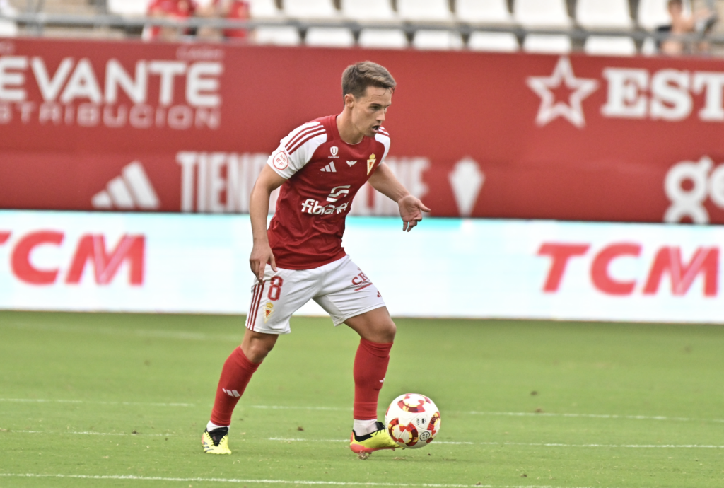 Pablo Larrea esta temporada (Real Murcia)