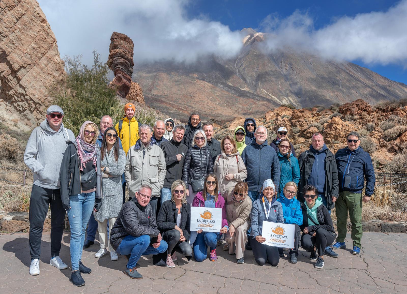 Participantes del Congreso Internacional de Cittaslow (LA OROTAVA)