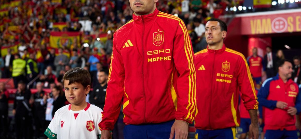 Pedri antes de jugar un partido con España (@SEFutbol)