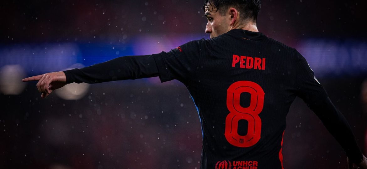 Pedri bajo la lluvia de Lisboa (@Pedri)