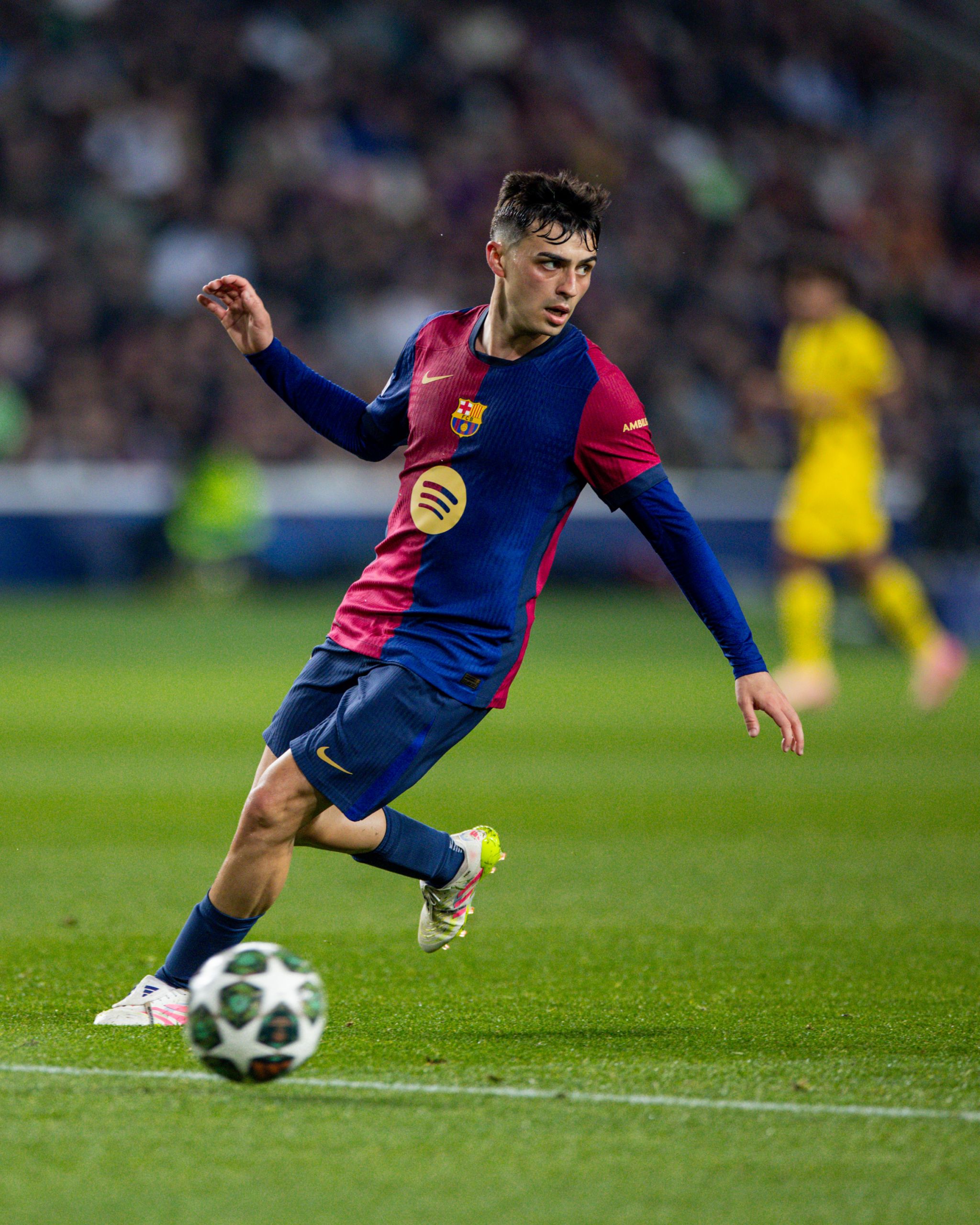 Pedri en la ida ante el Borussia Dortmundo (@FCBarcelona_es)