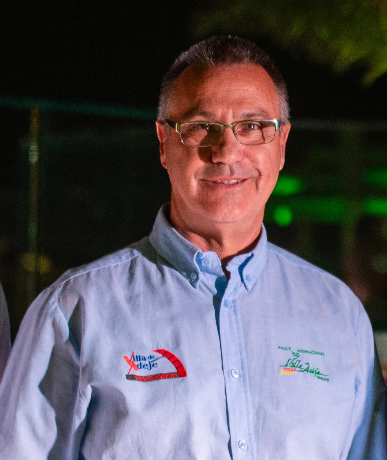 Poli Delgado, presidente de la Escudería Rally Villa de Adeje (CEDIDA)