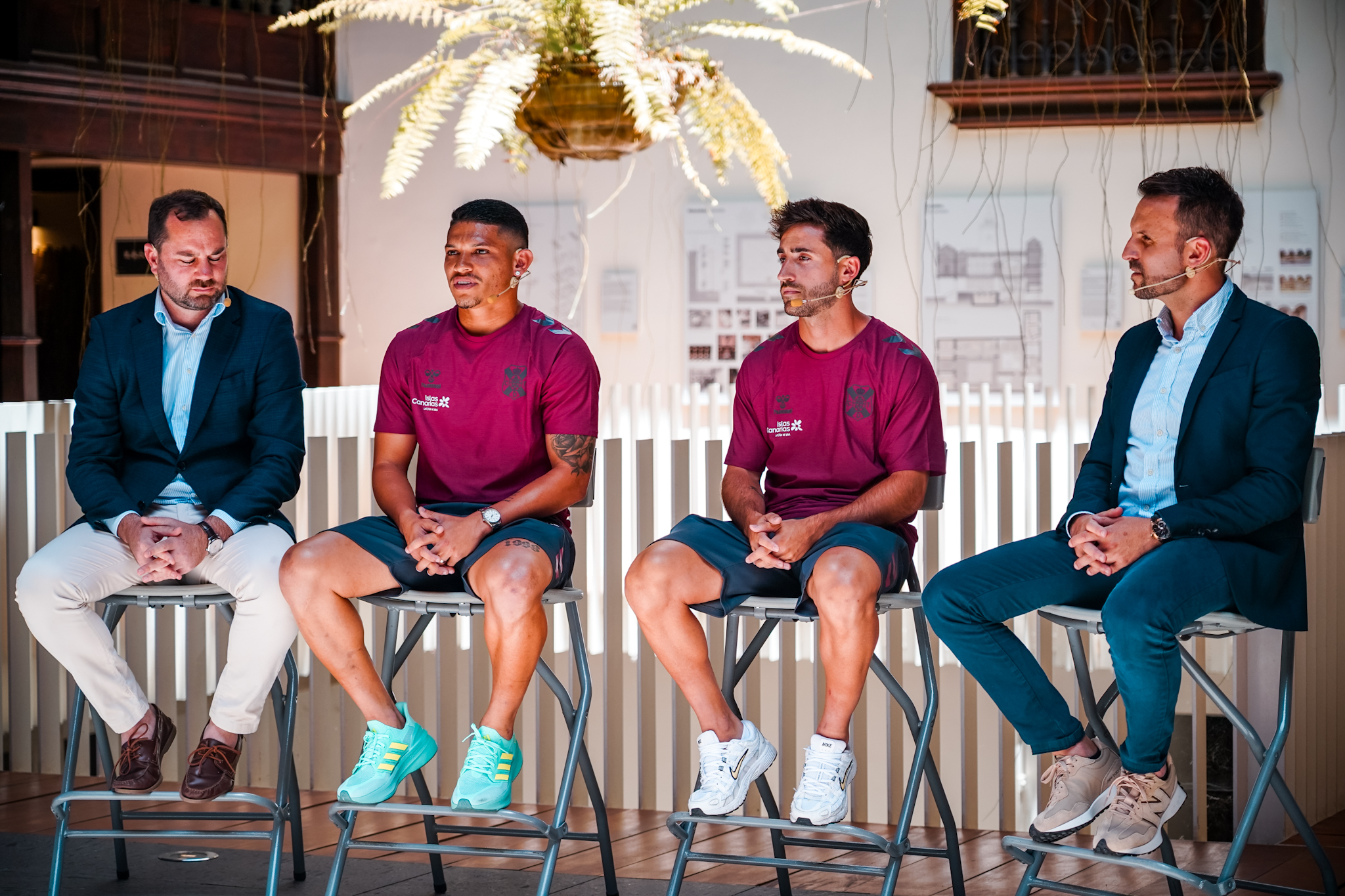 Presentación de Fabricio y Nacho Gil (CD Tenerife)