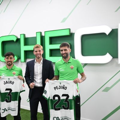 Presentación de Jairo y Pejiño como ilicitanos (@elchecf)
