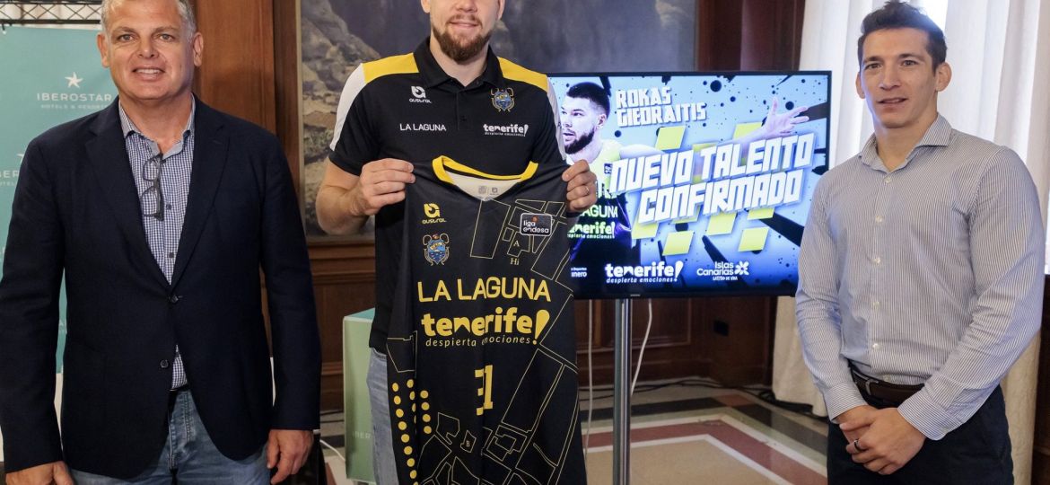 Presentación de Rokas Giedraitis (CB Canarias)