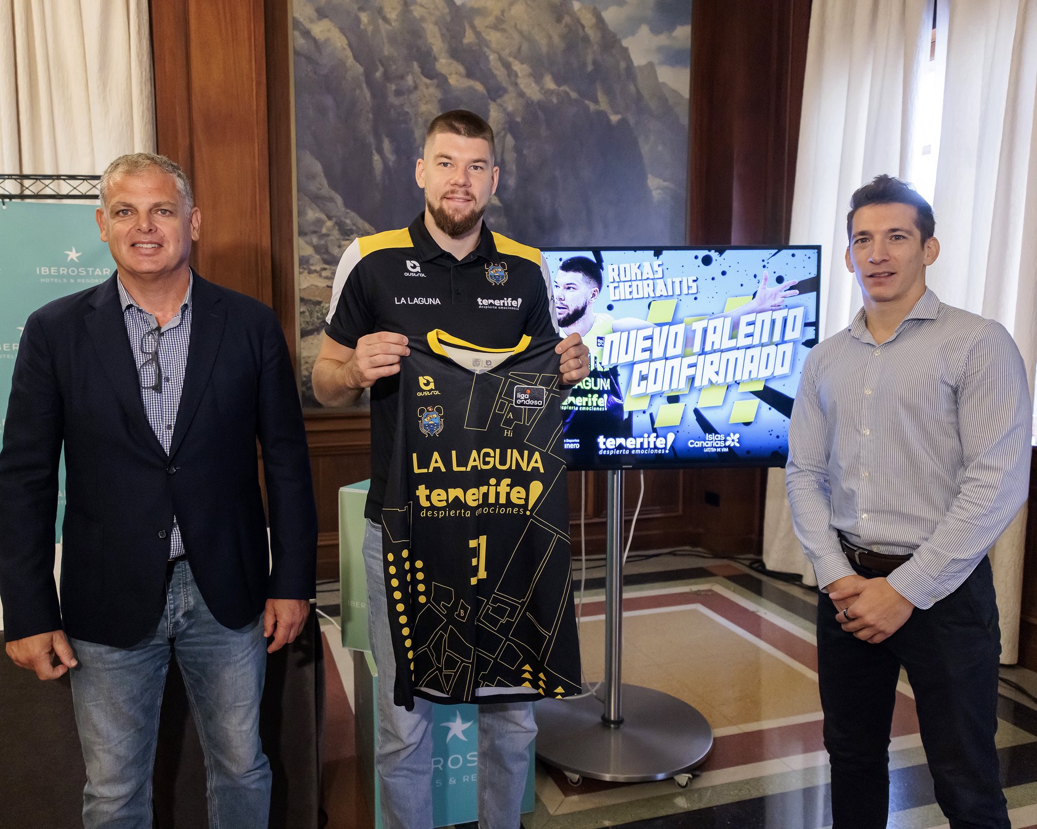 Presentación de Rokas Giedraitis (CB Canarias)