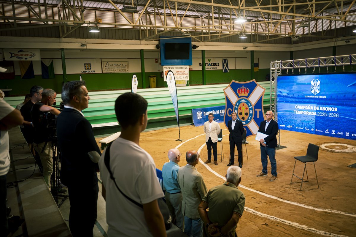Presentación de la campaña de abonos 25-26 (@CDTOficial)