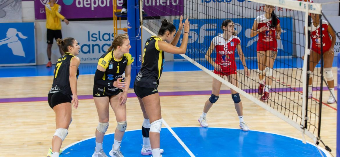 Acción del derbi entre el Aguere y el Arona (CEDIDA)