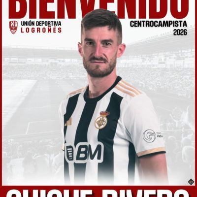Quique Rivero firma por los riojanos (@UDLogroñes)
